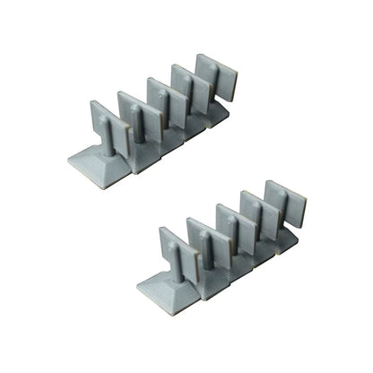 RC Drift Track Barrier Model Red-White Guardrail 3D Printed Base DIY Assembly Accessories for 1/76 1/64 Scale Car Dioramas